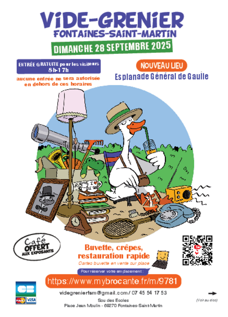 Flyer Vide Grenier 2025